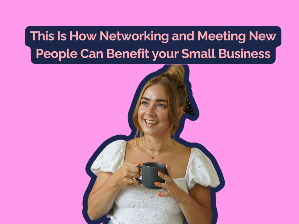 Sophie describing how networking can benefit your business