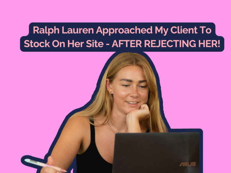 how my client got approached by ralph lauren