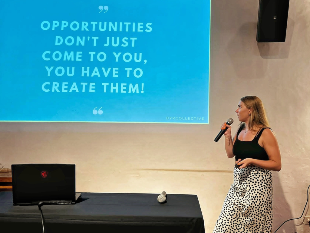Sophie Presenting