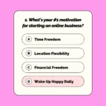 Free quiz to start an online business sophie biggerstaff