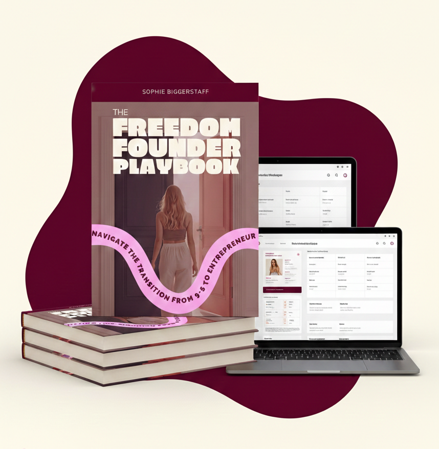 freedom founder playbook sophie biggerstaff quit your 9-5